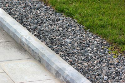 Cement Edging Installation